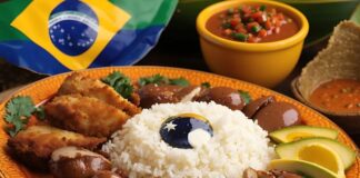 Brezilya mutfağı, tarih boyunca farklı kültürlerin etkisiyle şekillenmiş ve bugün dünya gastronomisinde özel bir yere sahip olmuştur. Yerli halkın yemek gelenekleri, Afrika’dan getirilen kölelerin mutfak alışkanlıkları ve Portekiz kolonyal döneminin etkileri birleşerek benzersiz bir mutfak kültürü ortaya çıkarmıştır. Bu çeşitlilik, Brezilya’nın geniş coğrafyasının sunduğu zengin tarım ürünleri ve deniz mahsulleriyle harmanlanmıştır. Konulu bir haber görseli.
