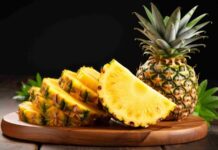 Ananas, tropikal iklimlerin simgesi haline gelmiş, kendine özgü aroması ve görüntüsüyle dünya genelinde tanınan bir meyve olarak dikkat çekiyor. Dışı sert ve dikenli, içi ise yumuşak ve sulu olan ananas, yalnızca lezzetiyle değil, temsil ettiği yaşam tarzı ve kültürel çağrışımlarla da öne çıkıyor. Günümüzde ananas, taze tüketimden içeceklere, tatlılardan ana yemeklere kadar geniş bir kullanım alanına sahip olmasıyla küresel mutfakların vazgeçilmezlerinden biri haline gelmiş durumda. Konulu bir haber görseli.